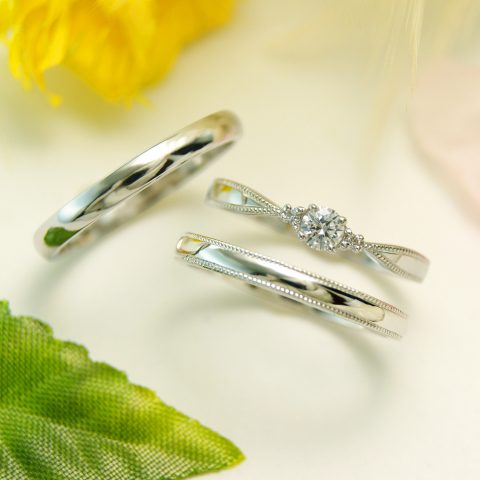 世界に一つだけの結婚指輪 kazariyaYui　福島県郡山市　結婚指輪　婚約指輪