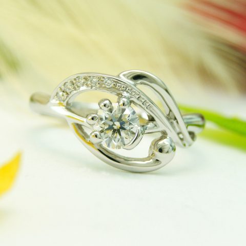 世界に一つだけの結婚指輪 kazariyaYui　福島県郡山市　猫　婚約指輪