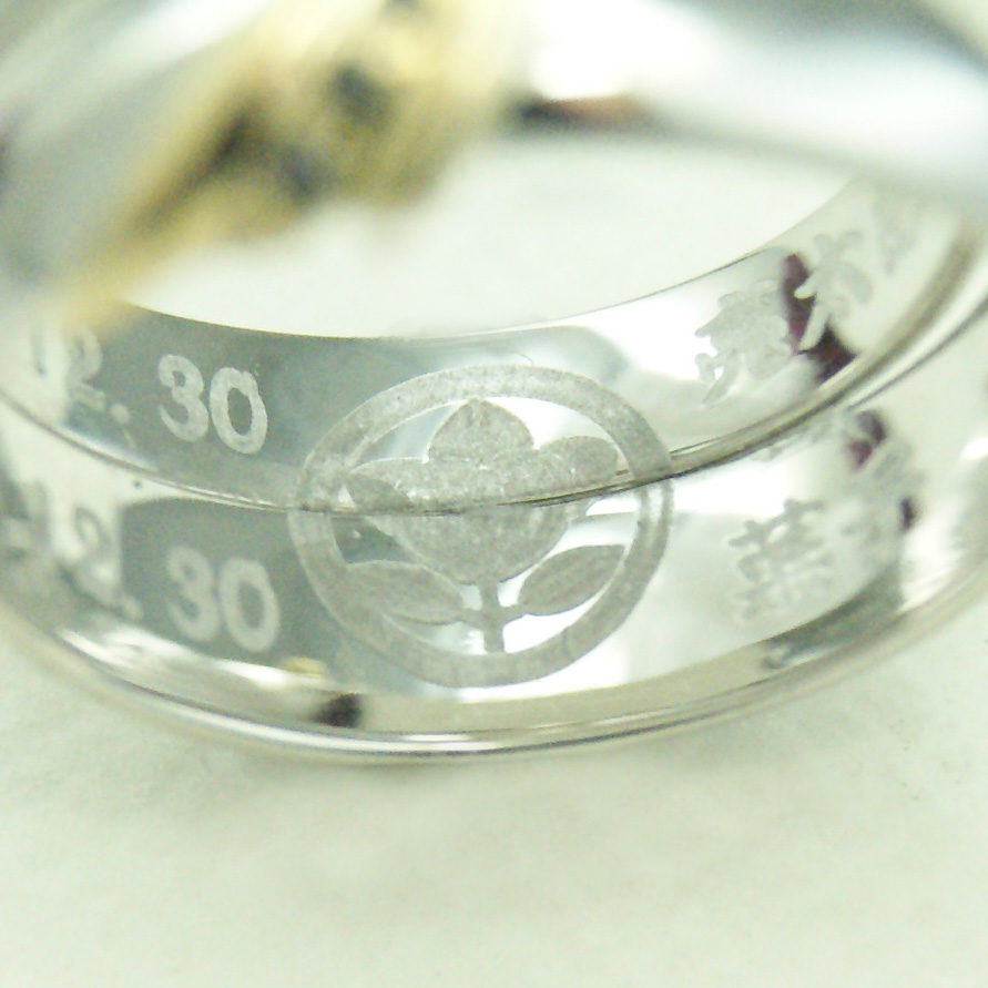 世界に一つだけの結婚指輪 kazariyaYui　福島県郡山市　結婚指輪