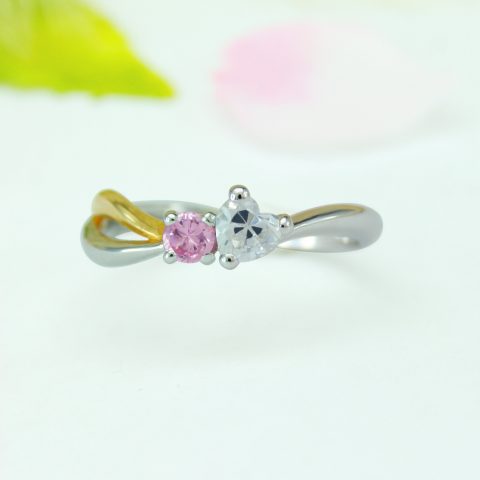 世界に一つだけの結婚指輪 kazariyaYui　福島県郡山市 婚約指輪　ハート