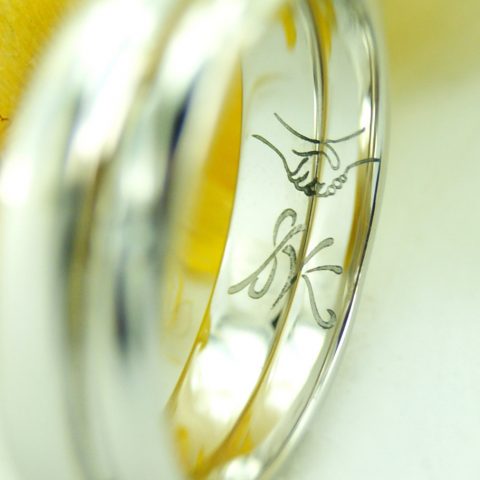 世界に一つだけの結婚指輪 kazariyaYui　福島県郡山市 シンプル