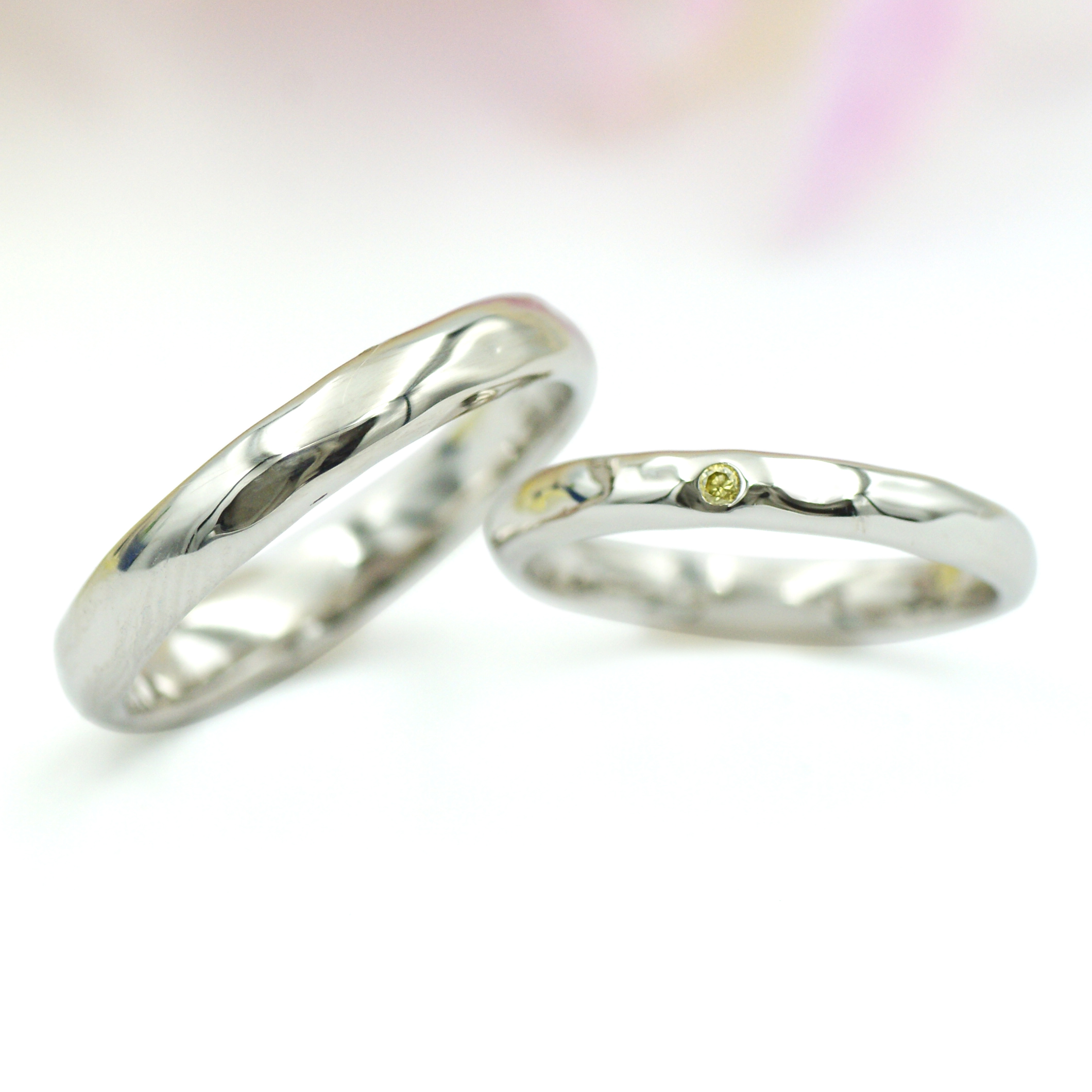 緩やかな凹凸の結婚指輪/kazariyaYui福島県郡山市