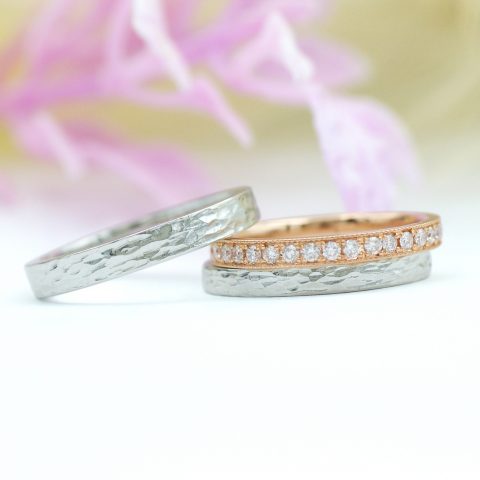 北欧デザインの婚約指輪・結婚指輪/kazariyaYui福島県郡山市