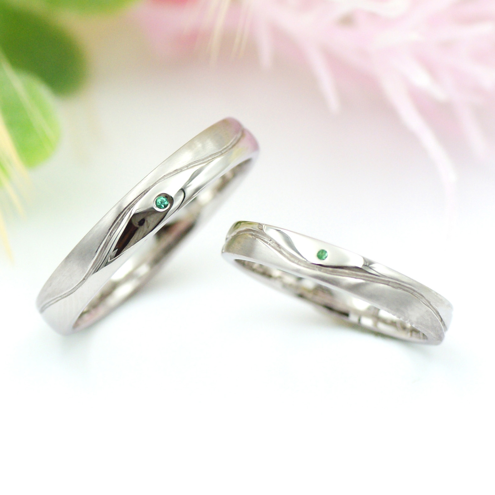 手作りの結婚指輪～海と暁の指輪～/kazariyaYui福島県郡山市