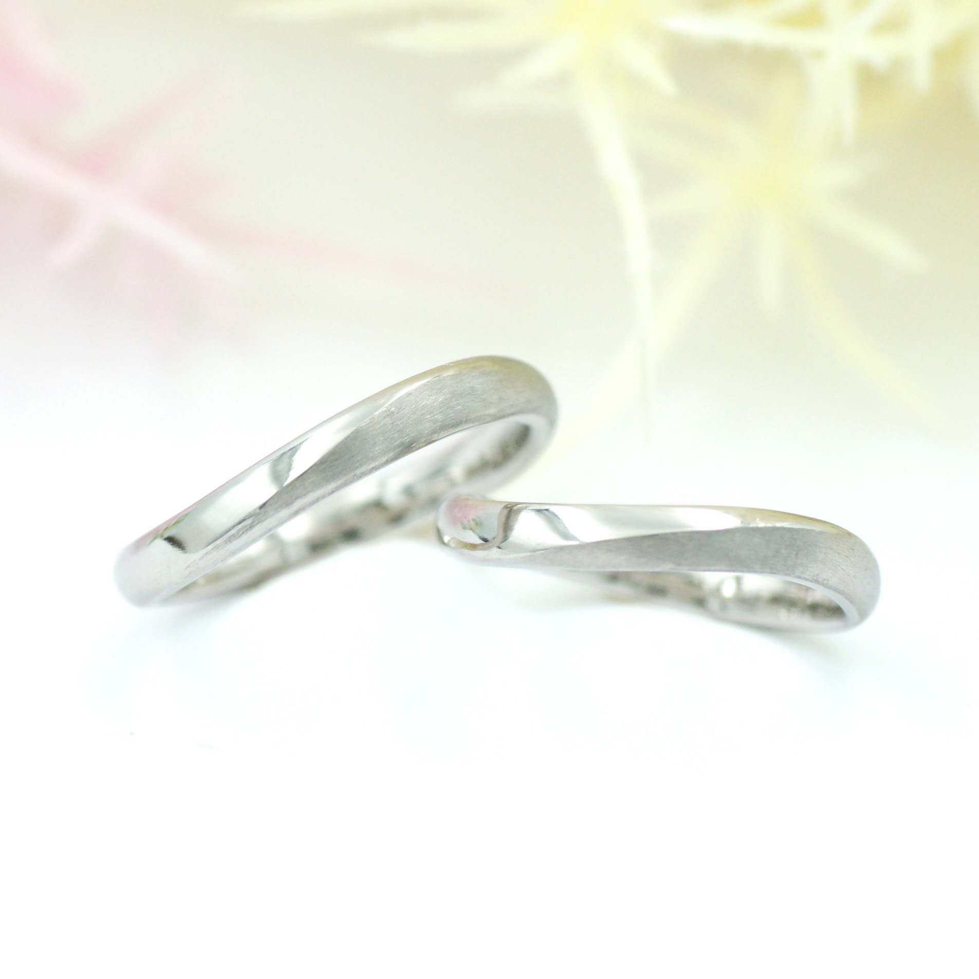 ふたりで作った手作りの結婚指輪/kazariyaYui福島県郡山市