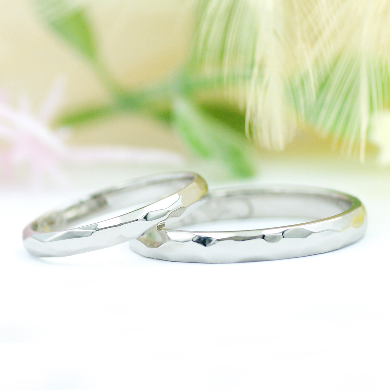 ふたりで手作りした北欧デザインの結婚指輪/kazariyaYui福島県郡山市