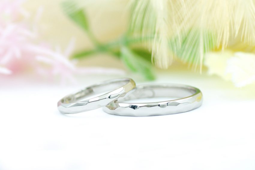 ふたりで手作りした北欧デザインの結婚指輪/kazariyaYui福島県郡山市