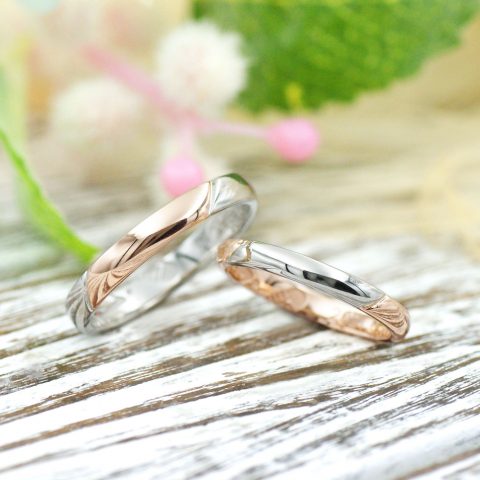 指輪の一部を交換した結婚指輪/kazariyaYui福島県郡山市