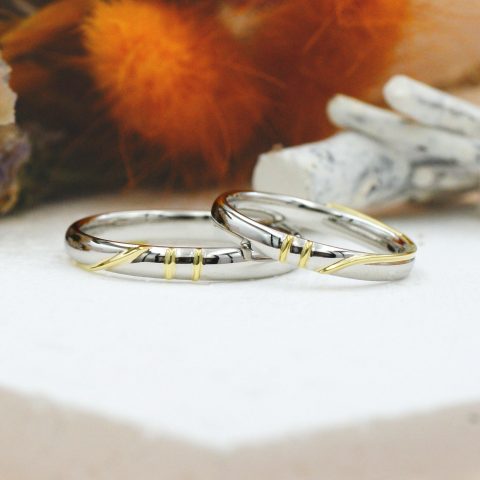 ふたりで手作りした結婚指輪/kazariyaYui福島県郡山市