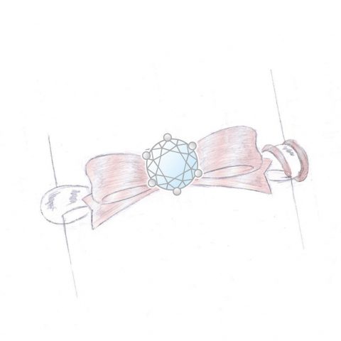 結婚指輪デザイン画婚約指輪/kazariyaYui福島県郡山市