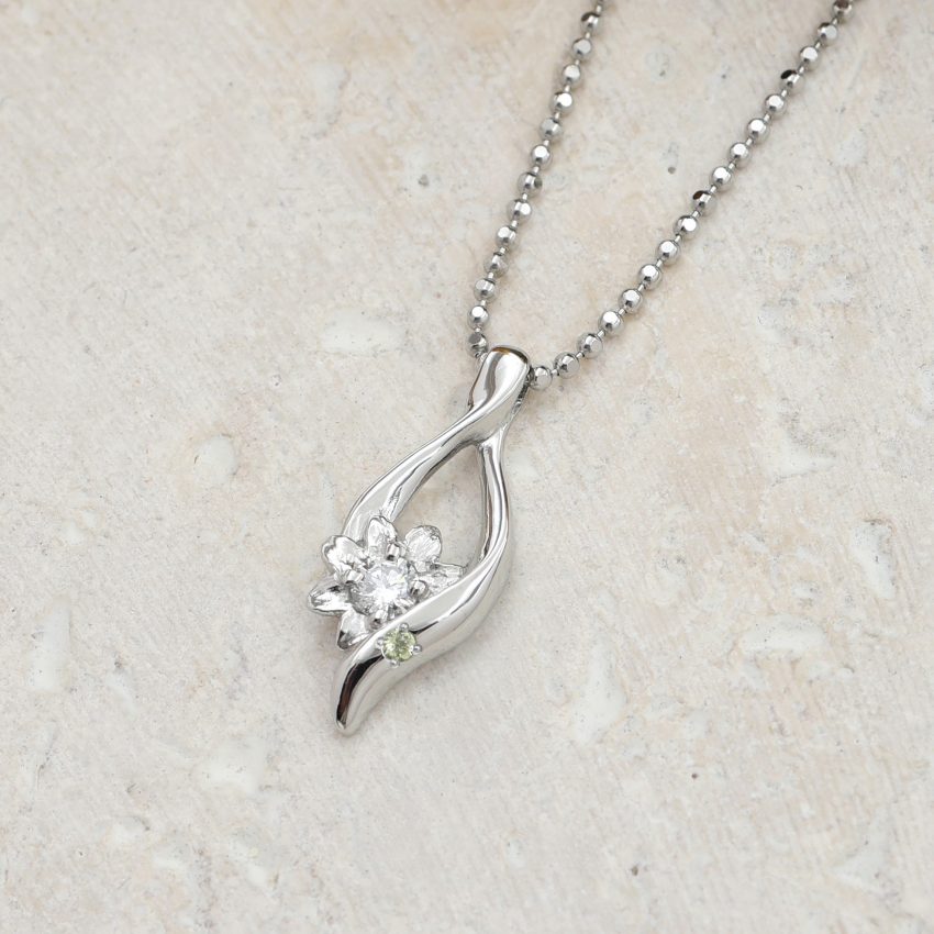 ひまわり結び,ネックレス,郡山,オーダー