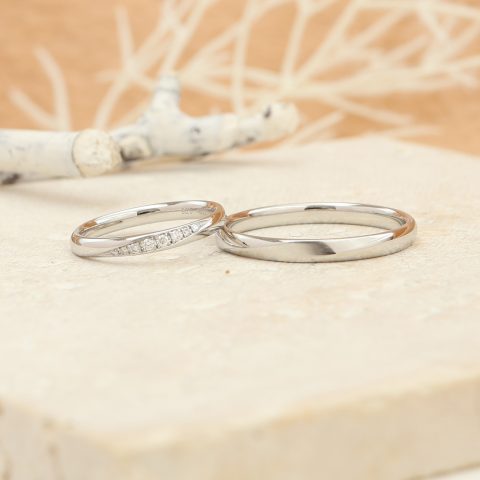 結婚指輪,ダイヤモンド,郡山,福島,シンプル