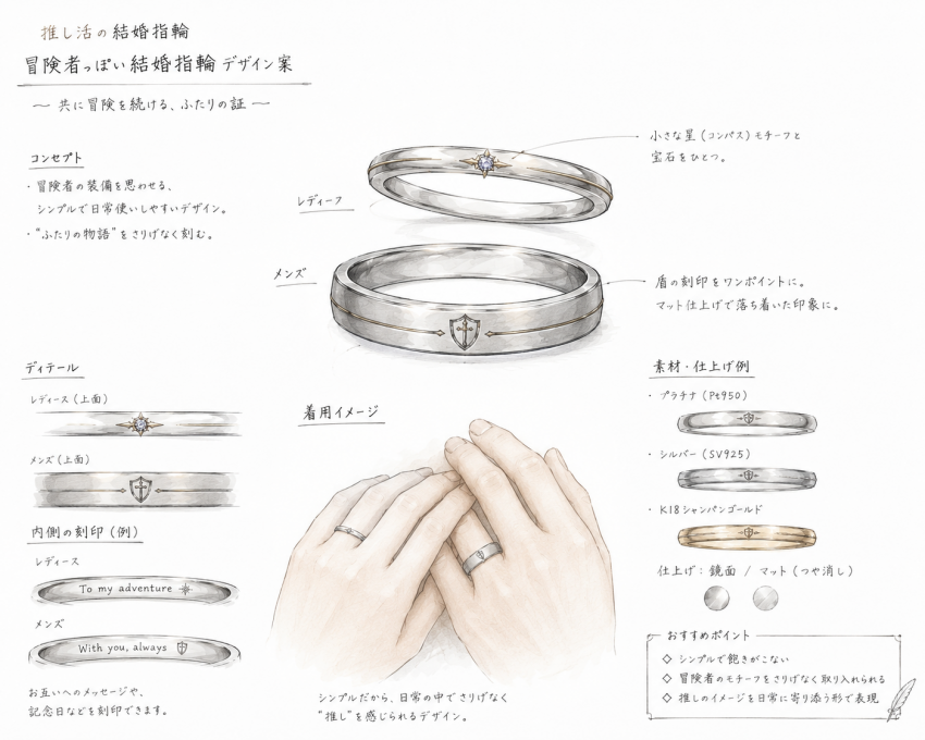 推し活「冒険者の結婚指輪」