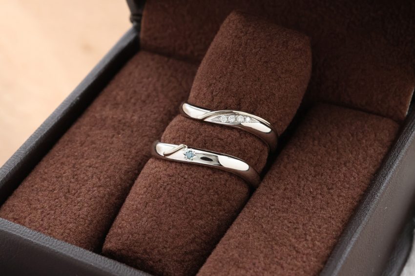 会津のカップル「結婚指輪」