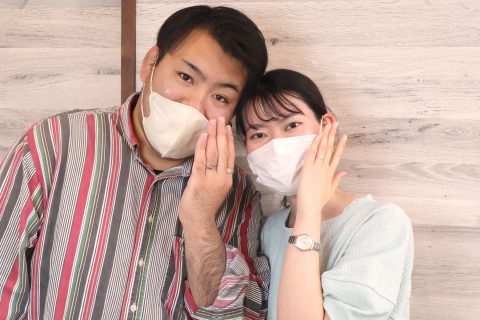 郡山市のカップル「結婚指輪」